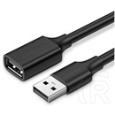 Ugreen USB hosszabbító kábel (type-a (M) - type-a (F), 3m) fekete