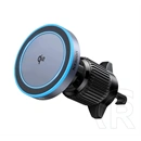 Ugreen W708 autós tartó (szellőzőre, 360°, mágneses, 15W, wireless, Qi2, fekete)