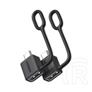 Ugreen adapter 2db (type-c - usb aljzat, otg, adatátvitel és töltés) fekete