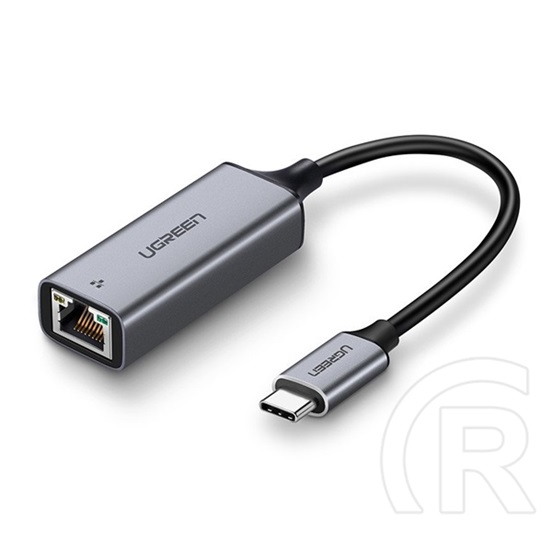 Ugreen adapter kábel (ethernet aljzat - type-c, rj45, 1000mb/s, 10cm) szürke