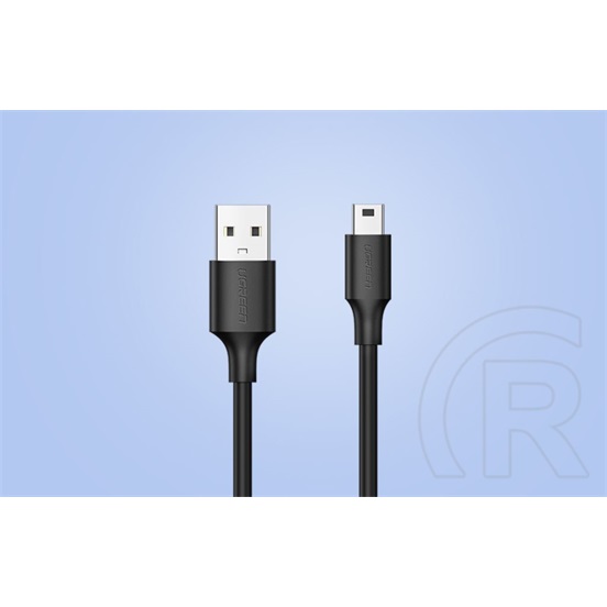 Ugreen adatkábel (2.0 USB-A (M) - Mini USB (M), 0,25m) fekete