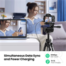 Ugreen adatkábel (2.0 USB-A (M) - Mini USB (M), 1m) fekete