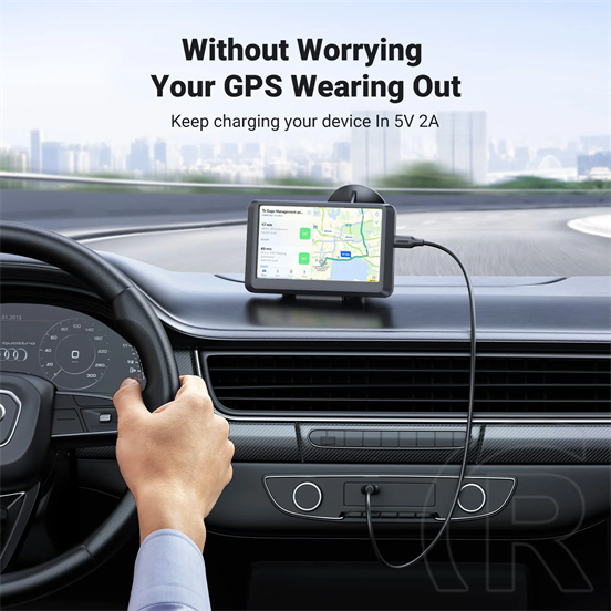 Ugreen adatkábel (2.0 USB-A (M) - Mini USB (M), 1m) fekete