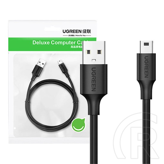 Ugreen adatkábel (2.0 USB-A (M) - Mini USB (M), 2m) fekete