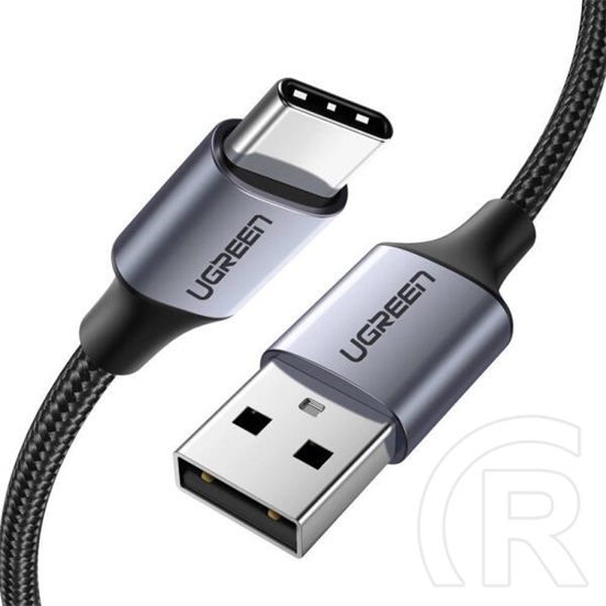 Ugreen adatkábel (2.0 USB-A (M) - USB-C (M), 18W, 3A, 2m) fekete