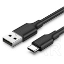 Ugreen adatkábel (2.0 USB-A (M) - USB-C (M), 18W, 3A, 3m) fekete
