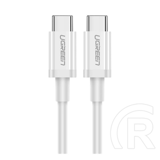 Ugreen adatkábel (2.0 USB-C (M) - USB-C (M), 60W, 3A, 0,5m) fehér