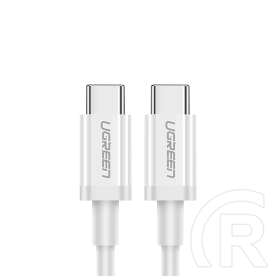 Ugreen adatkábel (2.0 USB-C (M) - USB-C (M), 60W, 3A, 1m) fehér