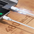 Ugreen adatkábel (2.0 USB-C (M) - USB-C (M), 60W, 3A, 1m) fehér