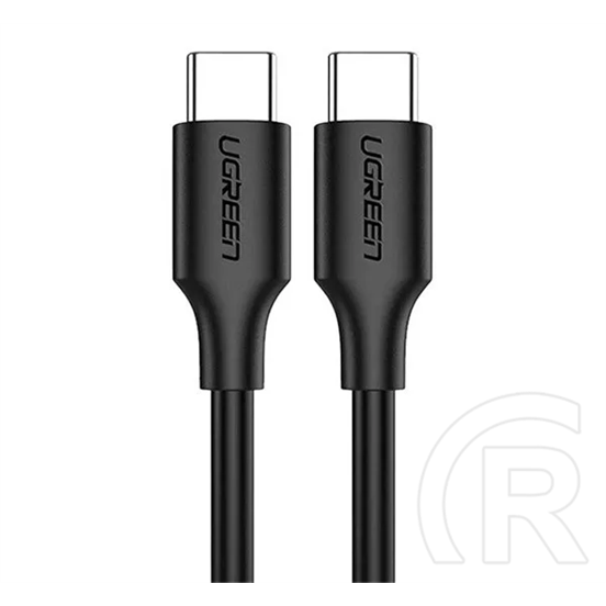 Ugreen adatkábel (2.0 USB-C (M) - USB-C (M), PD, 60W, 3A, 1m) fekete