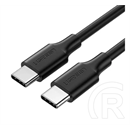 Ugreen adatkábel (2.0 USB-C (M) - USB-C (M), PD, 60W, 3A, 1m) fekete