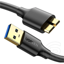Ugreen adatkábel (3.0 USB-A (M) - Micro USB (M), 0,5m) fekete