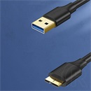 Ugreen adatkábel (3.0 USB-A (M) - Micro USB (M), 1m) fekete