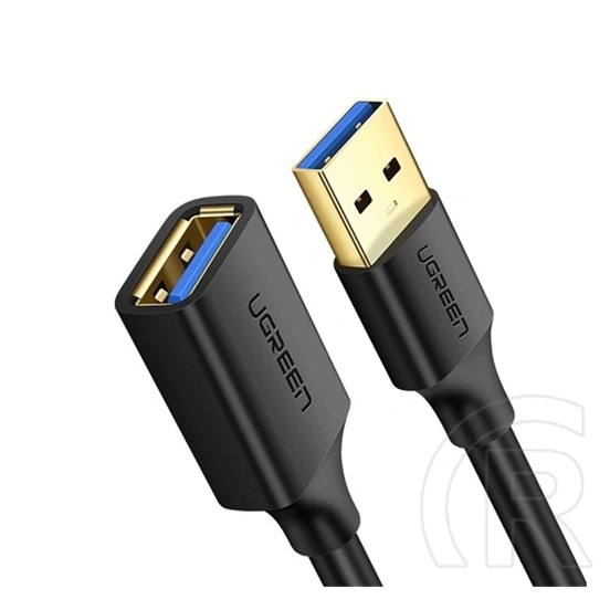 Ugreen adatkábel hosszabbító (USB 3.0 - USB 3.0, 300 cm, fekete, prémium minőség)
