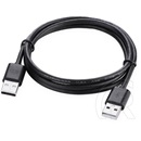 Ugreen adatkábel (type-a (M) - type-a (M), 2m) fekete
