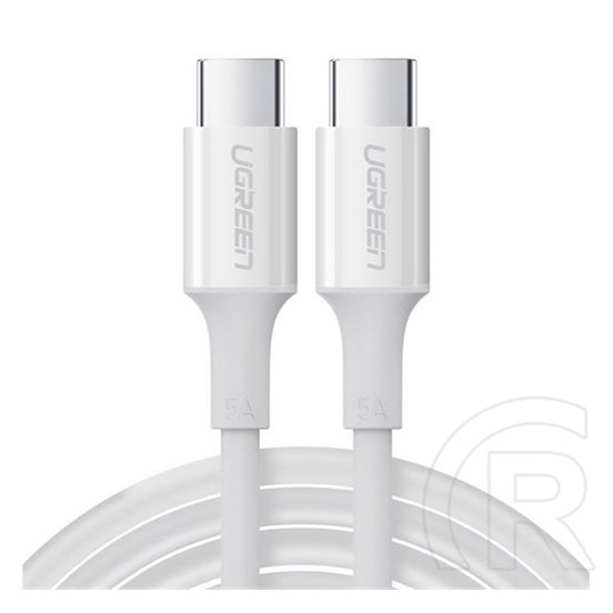 Ugreen adatkábel (type-c - type-c, 5a, 100w, gyorstöltő, 200cm) fehér
