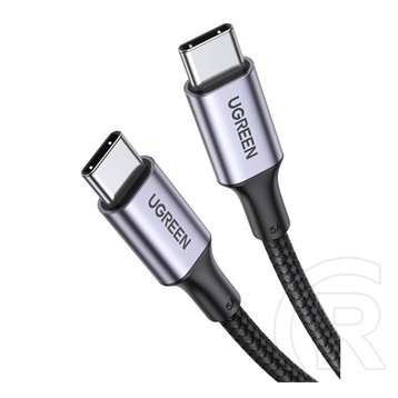 Ugreen USB adat- és töltőkábel (C dugó / C dugó, 100W, 2 m, fekete)