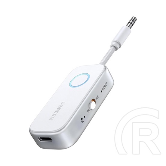 Ugreen bluetooth adapter type-c aljzat (3.5 jack csatlakozó, v5.4) fehér