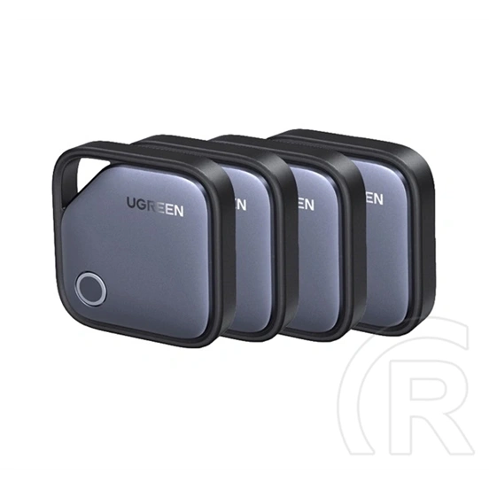 Ugreen cm916 bluetooth nyomkövető 4db (kulcstartóra, valós idejű nyomkövetés, android/ios kompatibilis) sötétszürke
