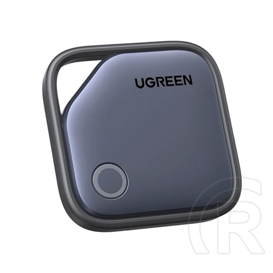 Ugreen cm919 bluetooth nyomkövető (kulcstartóra, táskára, valós idejű nyomkövetés, ios kompatibilis, type-c) sötétszürke