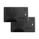 Ugreen cm920 bt nyomkövető 2db (kártya, kulcstartóra, valós idejű nyomkövetés, ip68, ios kompatibilis) fekete