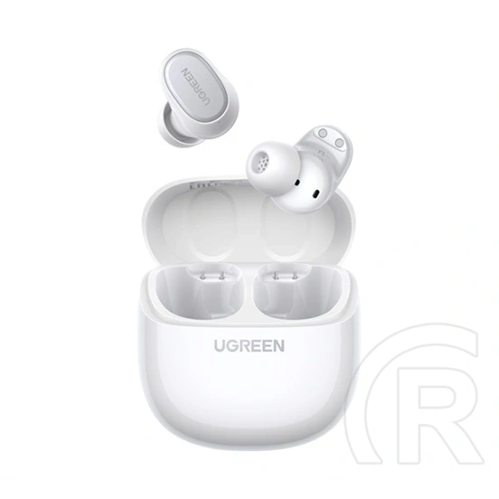Ugreen dots ws220 bluetooth fülhallgató sztereo (v6.0, tws, zajszűrő, mikrofon, ipx5 + töltőtok) fehér