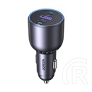 Ugreen ec705 autós töltő usb+2 type-c aljzat (130w, pd gyorstöltő 3.0) fekete