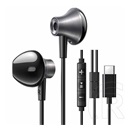 Ugreen ep106 fülhallgató sztereo (type-c, mikrofon, felvevő gomb) fekete