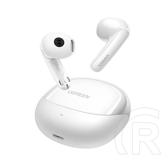 Ugreen hitune h6 pro ws203 bluetooth fülhallgató sztereo (v5.3, tws, mikrofon, aktív zajszűrő + töltőtok) fehér