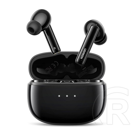 Ugreen hitune t3 bluetooth fülhallgató sztereo (v5.2, tws, mikrofon, aktív zajszűrő + töltőtok) fekete