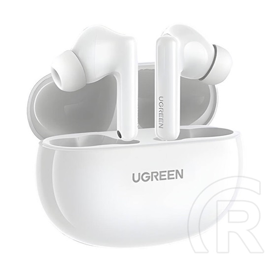 Ugreen hitune t6 ws200 bluetooth fülhallgató sztereo (v5.3, tws, mikrofon, aktív zajszűrő, ipx5 + töltőtok) fehér