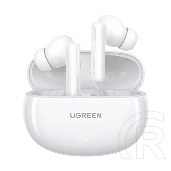 Ugreen hitune t6 ws200 bluetooth fülhallgató sztereo (v5.3, tws, mikrofon, aktív zajszűrő, ipx5 + töltőtok) fehér