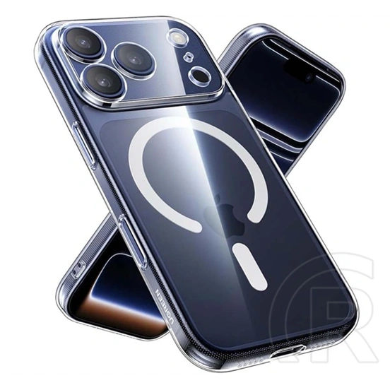 Ugreen iPhone 18 Pro Max  ca242 szilikon telefonvédő (ütésállóság, légpárnás keret, magsafe) átlátszó