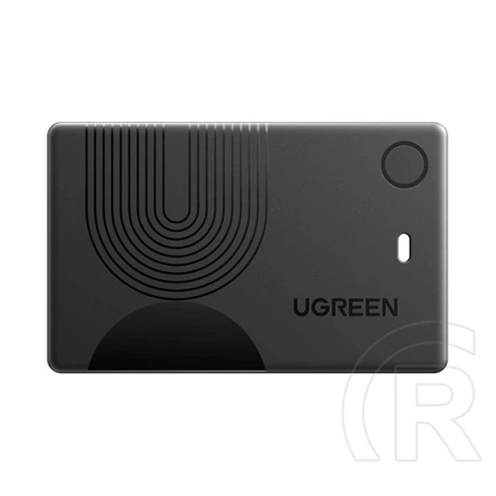 Ugreen iPhone Duo  cm920 bt nyomkövető (kártya, kulcstartóra, valós idejű nyomkövetés, ip68, ios kompatibilis) fekete