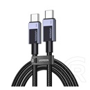 Ugreen l512 adatkábel (type-c - type-c, 100w, pd gyorstöltő, 100cm) sötétszürke