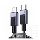 Ugreen l513 adatkábel (type-c - type-c, 240w, pd gyorstöltő 3.1, 100cm) sötétszürke