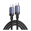 Ugreen l528 adatkábel (type-c - type-c, 240w, pd gyorstöltő 3.0, 300cm) sötétszürke