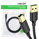Ugreen nyomtató kábel (USB-A (M) - USB-B (M), 5m, fekete)