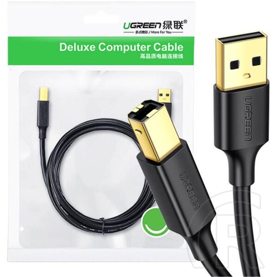 Ugreen nyomtató kábel (USB-A (M) - USB-B (M), 5m, fekete)
