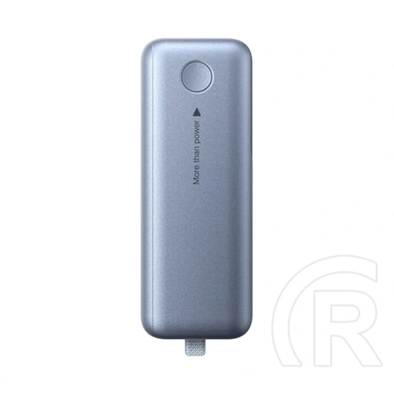 Ugreen pb727 vésztöltő usb+type-c aljzat (10000mah, 55w, gyorstöltő, led kijelző + fix type-c kábel) ezüst