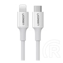 Ugreen us171 adatkábel (type-c - lightning, 20w, pd gyorstöltés, 150cm) fehér