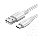 Ugreen us288 adatkábel (usb - type-c, 3a, gyorstöltő 3.0, 200cm) fehér