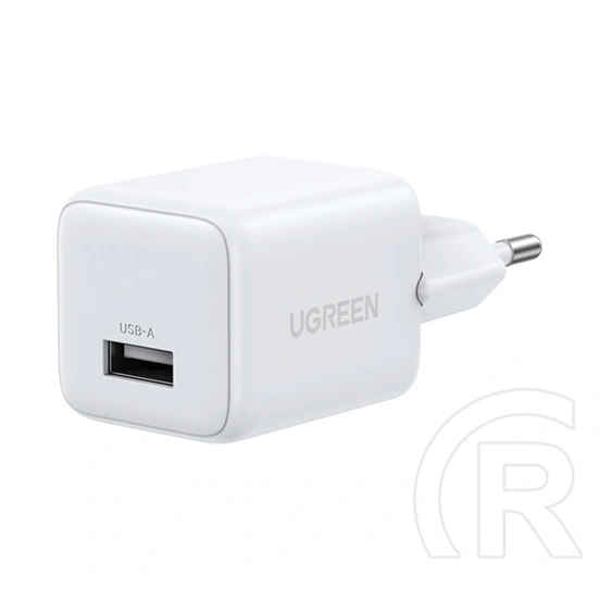 Ugreen x518 hálózati töltő usb aljzat (18w, gan, gyorstöltő) fehér