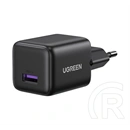 Ugreen x518 hálózati töltő usb aljzat (20w, gan, pd gyorstöltő) fekete