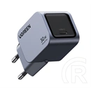 Ugreen x703 nexode pro hálózati töltő type-c aljzat (30w, gan, pd gyorstöltő) sötétszürke