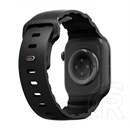 Uniq Apple Watch Series 12 42mm  alton pótszíj (egyedi méret, kicsi, szilikon) fekete