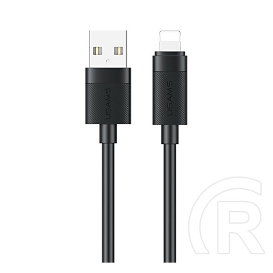 Usams Apple iPhone 5  u94 adatkábel (usb - lightning, 12w, gyorstöltő, 100cm) fekete