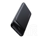Usams cd-198 vésztöltő 2 usb+type-c aljzat (10000mah, 10w, gyorstöltő, led kijelző) fekete