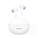 Usams echo e02 bluetooth fülhallgató sztereo (v5.3, tws, aktív zajszűrő + töltőtok) fehér