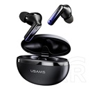 Usams echo e02 bluetooth fülhallgató sztereo (v5.3, tws, aktív zajszűrő + töltőtok) fekete